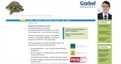 Desktop Screenshot of goebel-consult.de