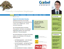 Tablet Screenshot of goebel-consult.de